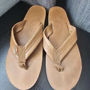 Rainbow double layer sandals. Womens Size L (8.5-9.5)